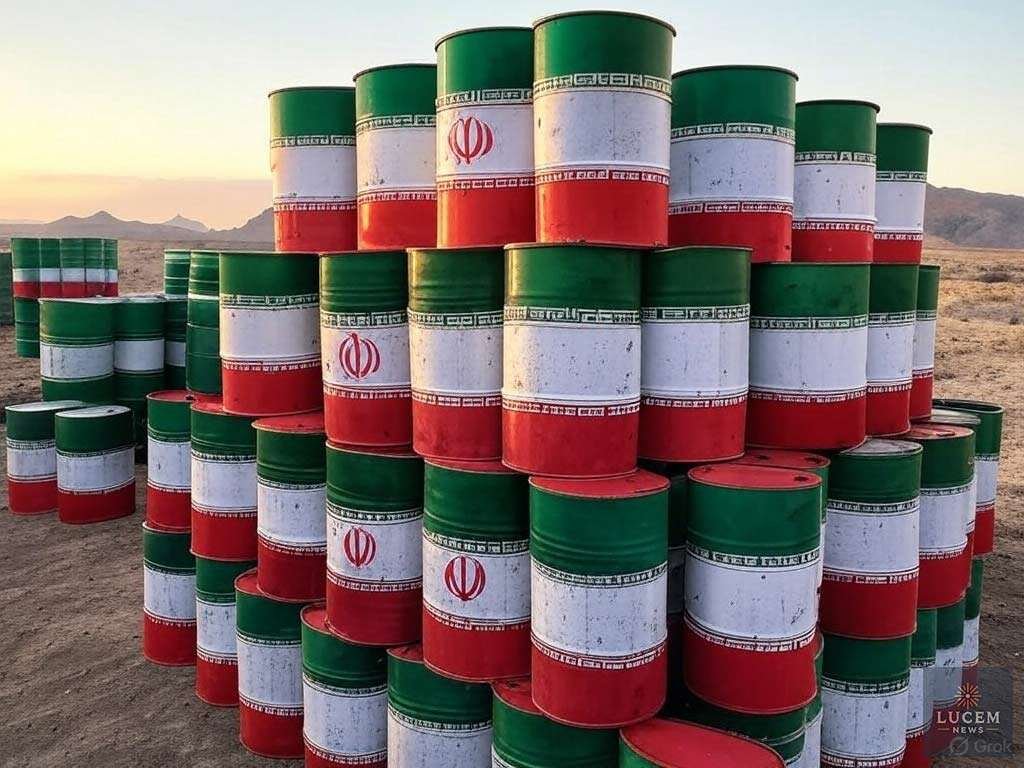 Iranian Oil barrels