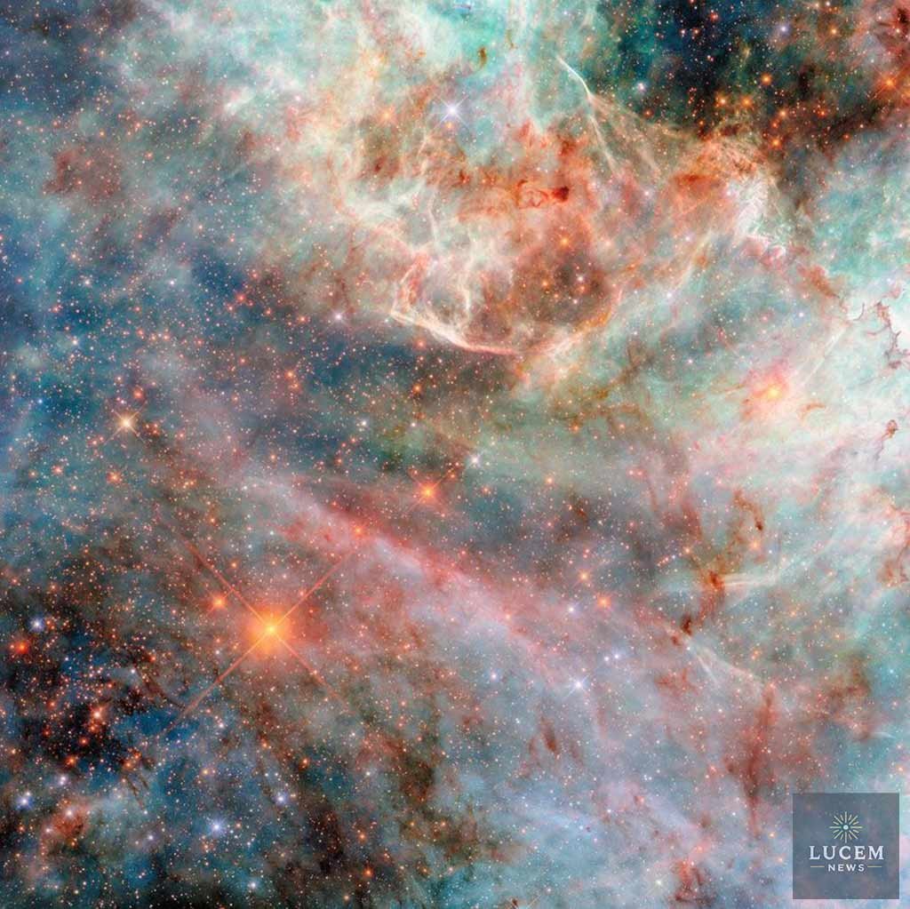Hubble Captures Cotton Candy Clouds