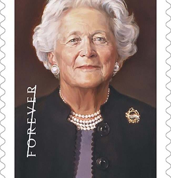 Barbara Bush Stamp Revealed, Dedication June 10